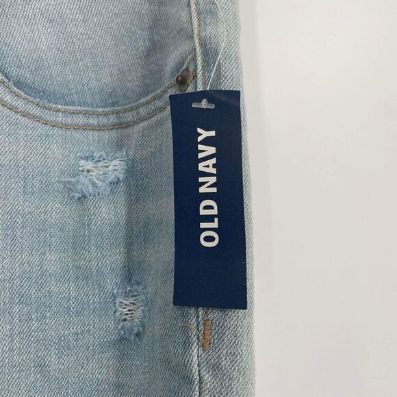 NWT old navy vintage lightwash the boyfriend jeans size 2 short distressed - Picture 10 of 15